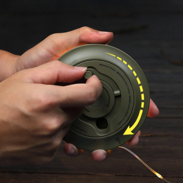 Solunari Glowline Camp String™ | Roll & Glow | Sofortige Stimmung