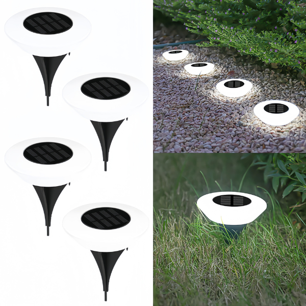 Solunari Terrava Halo™ | Stilvoll. Kabellos. Vollautomatisch. | 4er-Pack