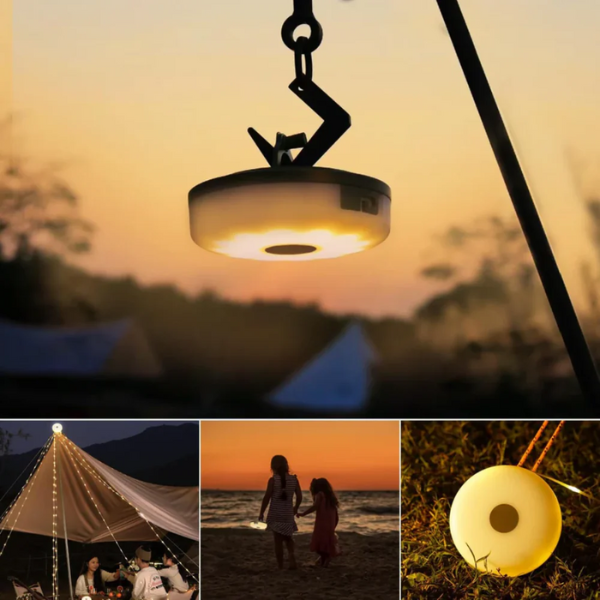 Solunari Glowline Camp String™ | Roll &amp; Glow | Sofortige Stimmung
