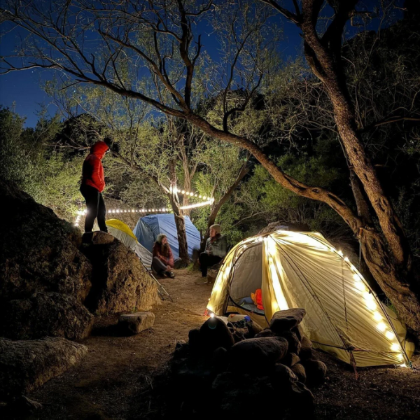 Solunari Glowline Camp String™ | Roll &amp; Glow | Sofortige Stimmung