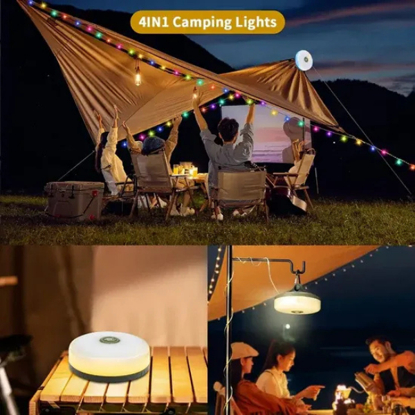 Solunari Glowline Camp String™ | Roll &amp; Glow | Sofortige Stimmung